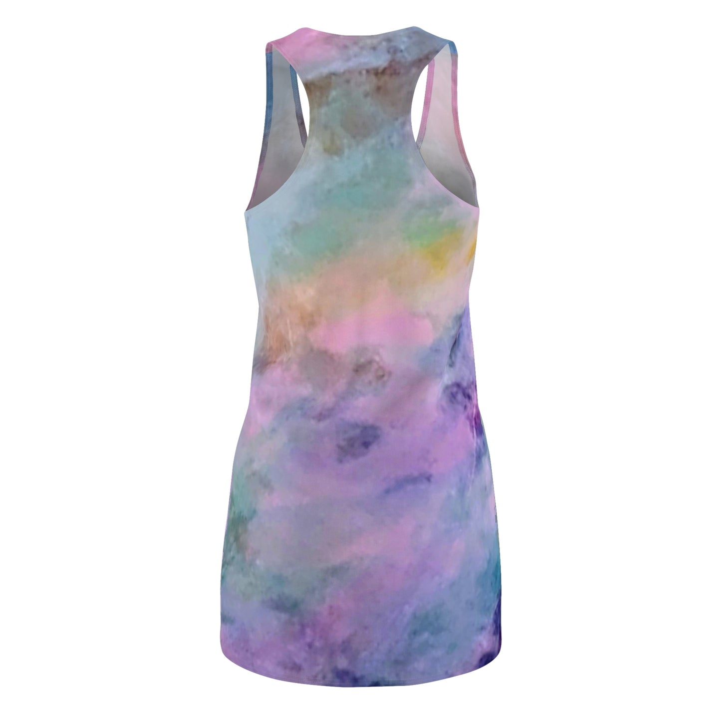 Peace & Luv:  Women's Cut & Sew Racerback Dress (AOP)