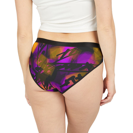 Nikita:  Chic Abstract Women's Underwear - Vibrant Geometry Bikini brief