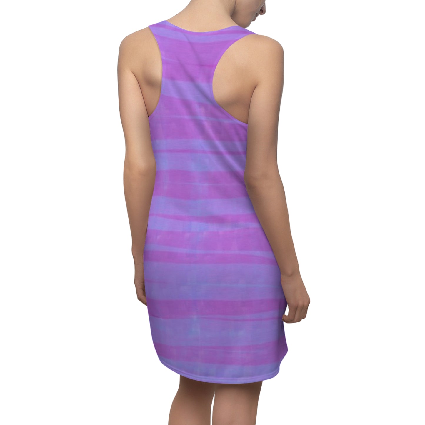 Marina:  Chill Violet; Women's Racerback Dress - Perfect for Summer Days, Beach Outings, Festivals, Casual Wear, Comfortable and Stylish