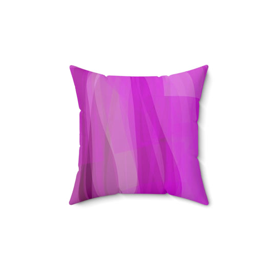 Prudence: (14"x14") Soft Magenta Faux Suede Square Pillow for Home Decor, Cozy Living Room Accent, Modern Touch, Gift Idea, Soft Touch
