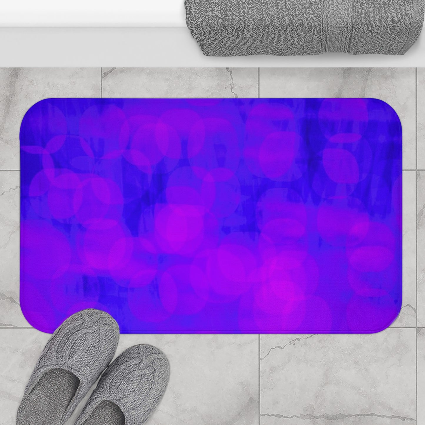Roberta: (34"x21") Purple Hazy Bathmat