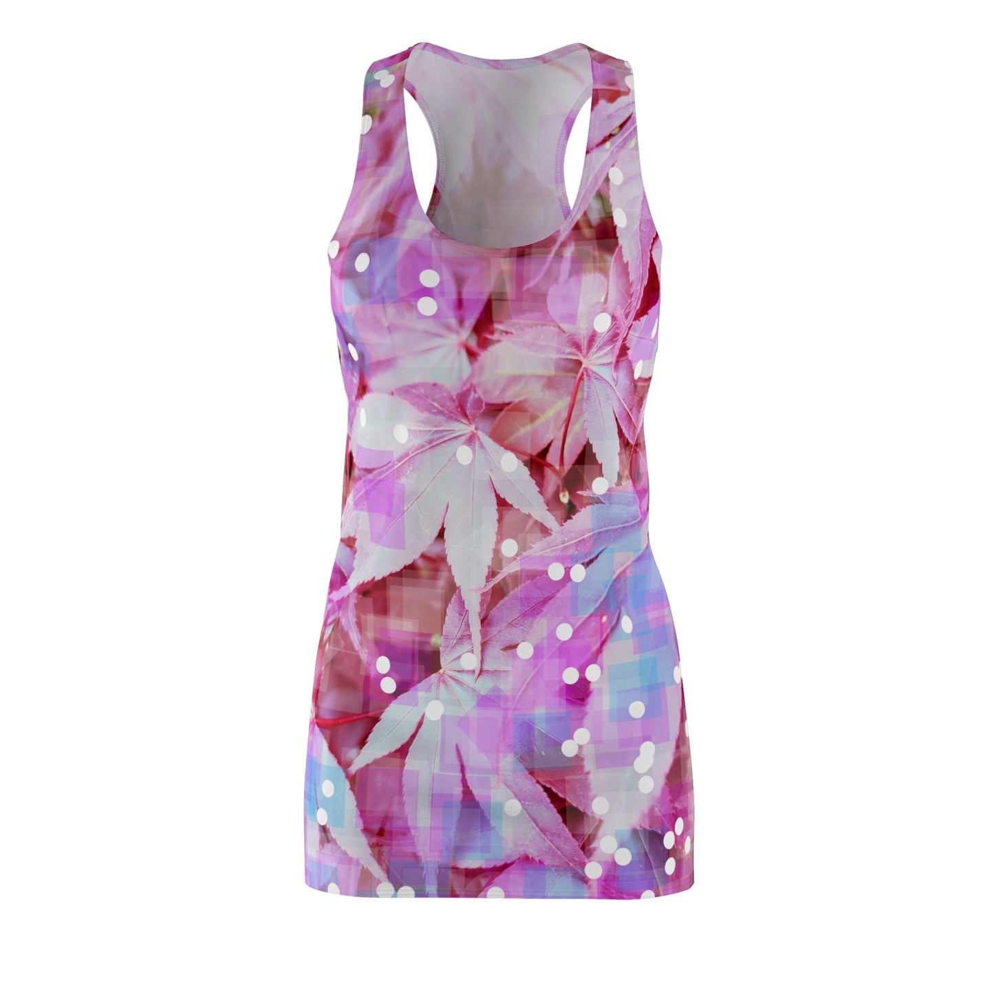 Maple Wine: Women's Cut & Sew Racerback Dress (AOP)