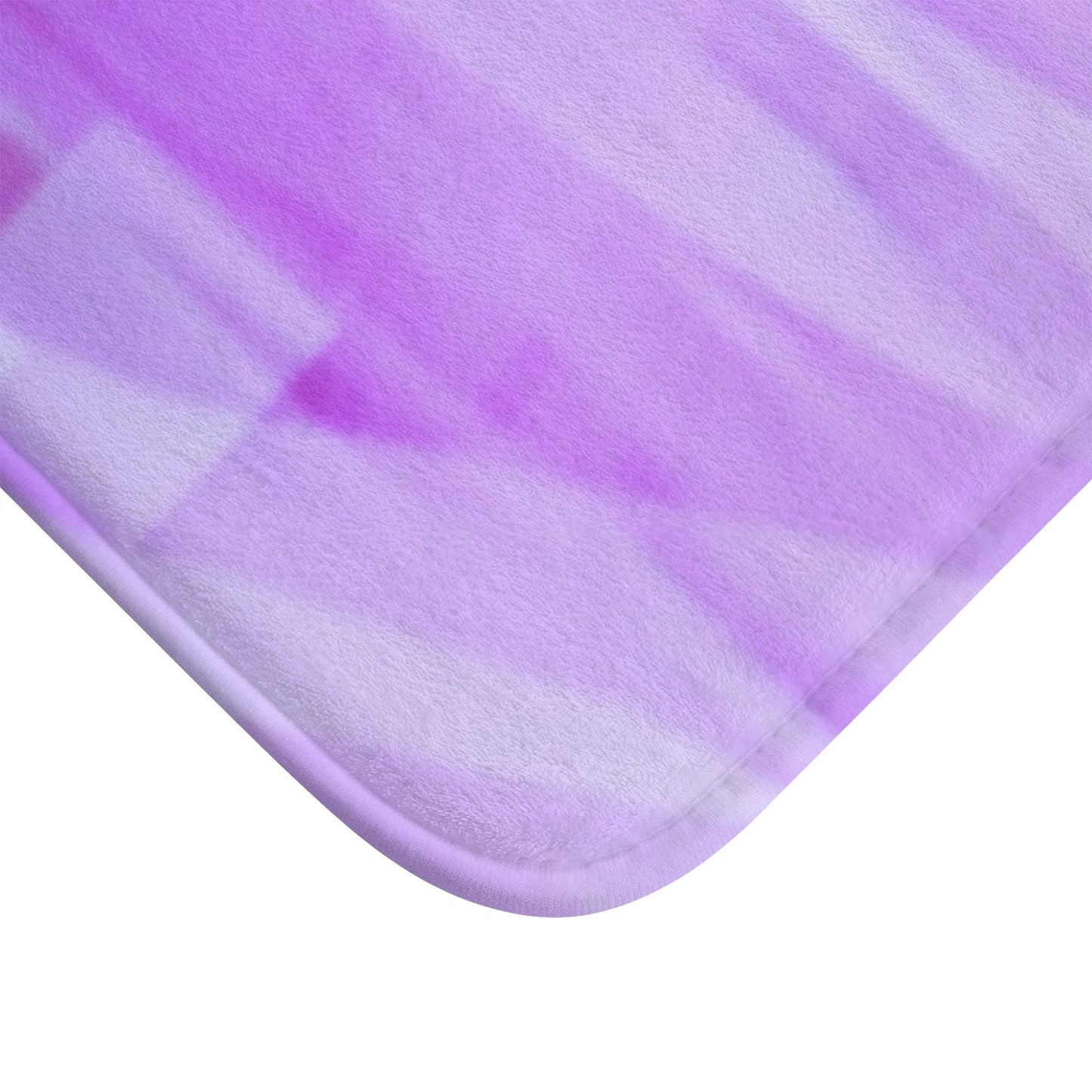 Amethyst Waves: (24"x17") Stylish Purple Bathmat - Soft, Durable, Non-Slip, Spa-like Comfort for Your Bathroom, Perfect Gift for Homeowners, Relaxing Decor