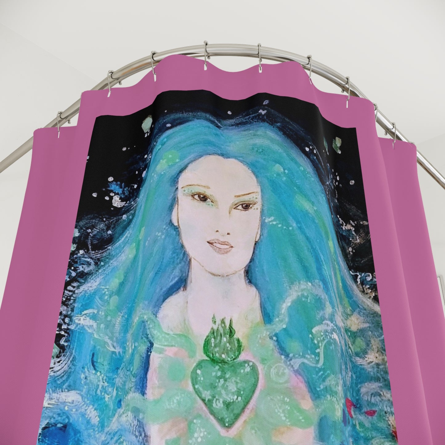 Waterfall Nymph: Polyester Shower Curtain