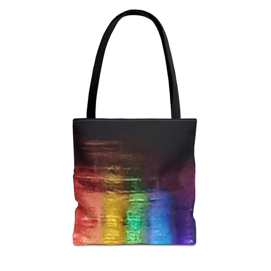 Neon Rain: Tote Bag (AOP)