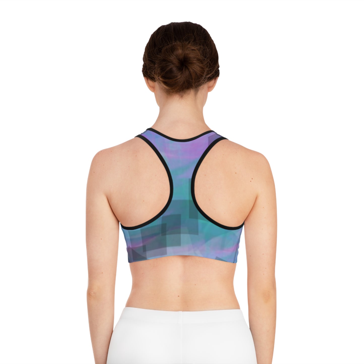 Ronnie: Colorful Sports Bra, Workout Gear, Activewear, Fitness Apparel, Dance Top