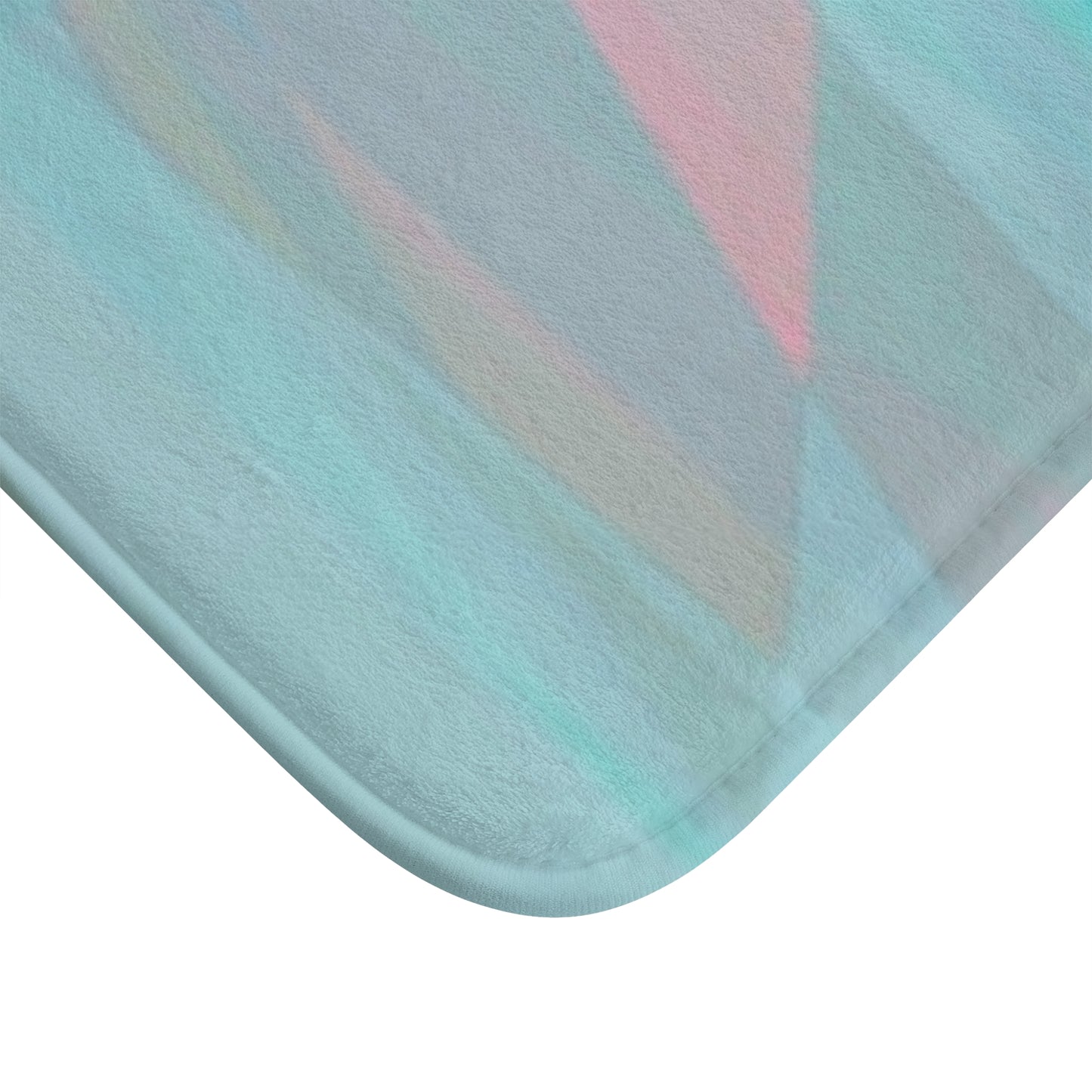 Sol Shimmer: (34"x21") Dreamy Pastel Bathmat, Soft Bathroom Rug, Trendy Home Decor, Cozy Mat, Bathroom Accessory, Gift for Her