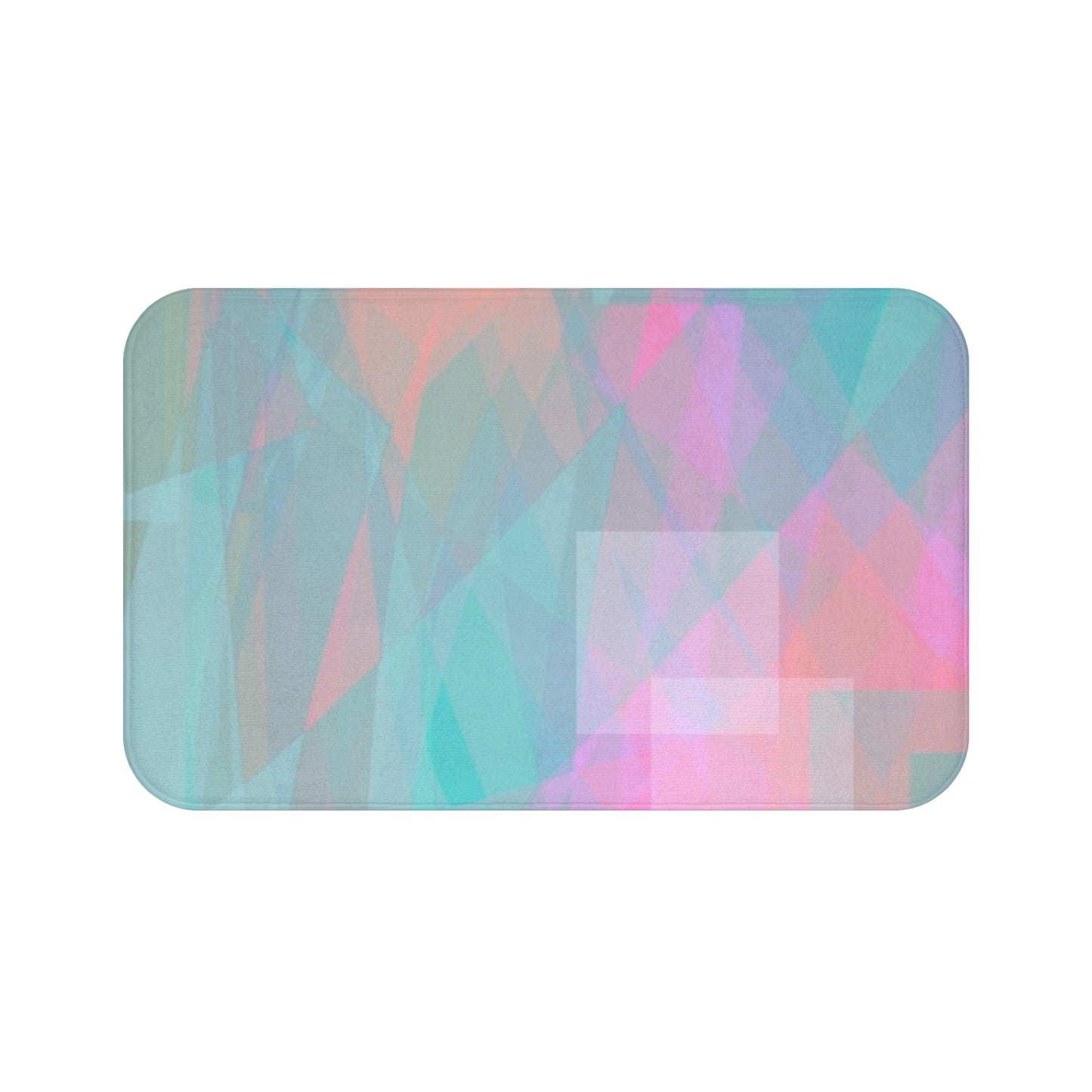 Sol Shimmer: (34"x21") Dreamy Pastel Bathmat, Soft Bathroom Rug, Trendy Home Decor, Cozy Mat, Bathroom Accessory, Gift for Her