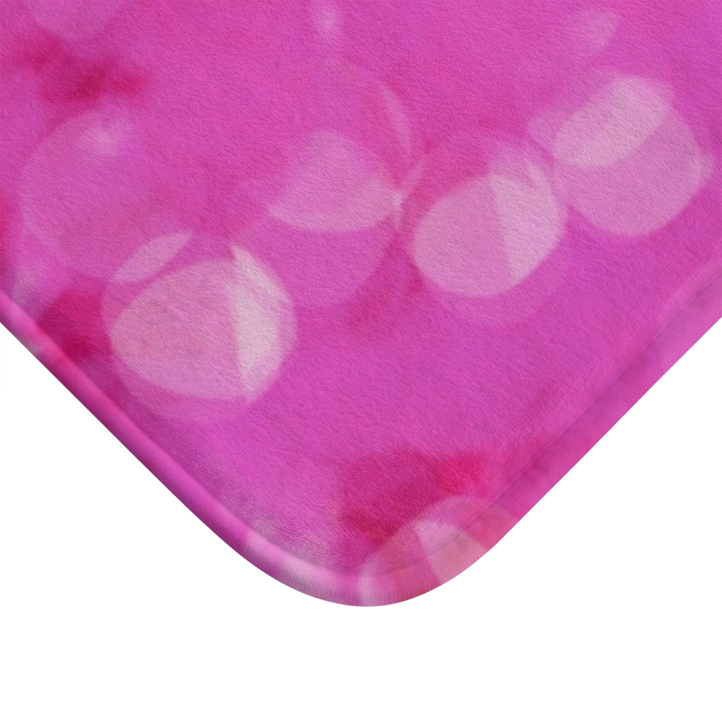 Jubilee: (34"x21") Vibrant Pink Bathmat - Soft, Absorbent, Non-Slip | Ideal for Gifts, Bathroom Decor, Relaxing Spaces, Holiday Home, Cozy Atmosphere