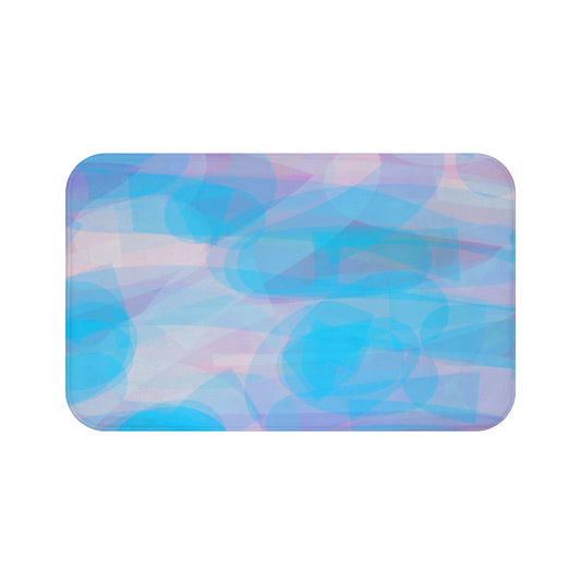 Mellow: (34"x21") Ocean-Inspired Bathmat, Soft Bathroom Rug, Ethereal Decor, Coastal Home Accents, Spa Vibes, Perfect Gift for Any Occasion