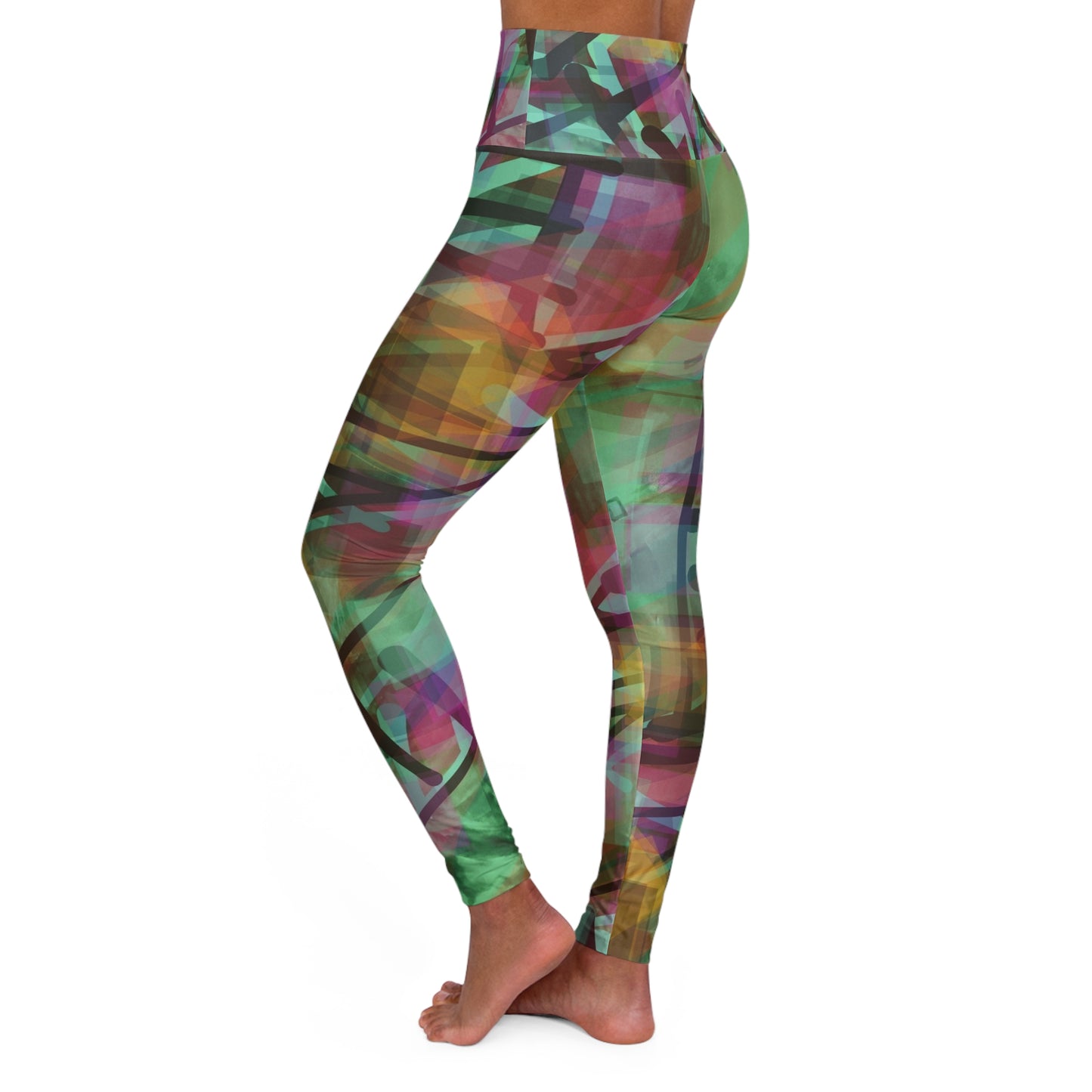 Nico:  Cool High Waisted Leggings for Comfort & Style, Athletic Wear, Fitness, Workout Leggings, Gift for Her, Fashion Leggings, Streetwear