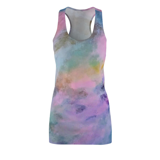 Peace & Luv:  Women's Cut & Sew Racerback Dress (AOP)