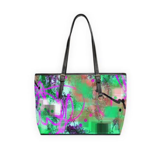 Cyd:  Colorful PU Leather Shoulder Bag - Stylish and Vibrant Tote for Everyday Use