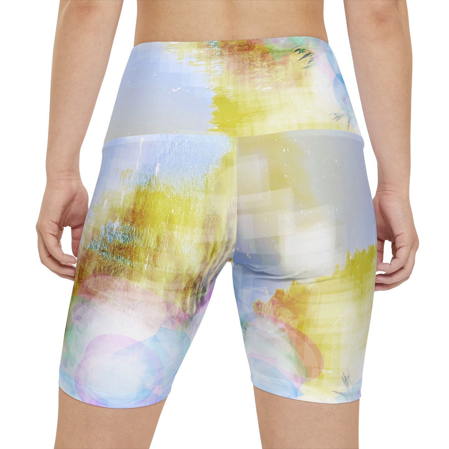 Glimmering:  Women's Workout Shorts (AOP)