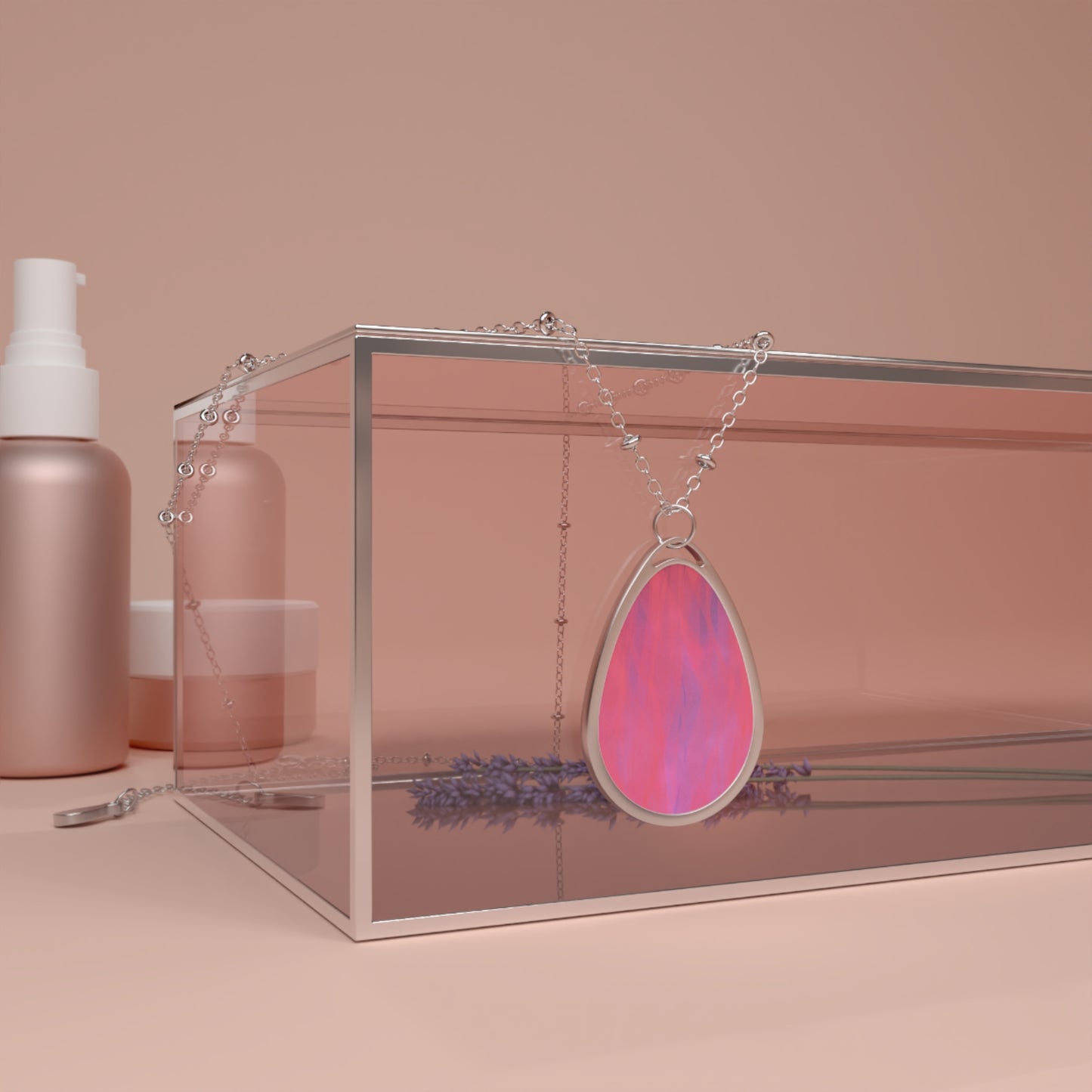 Aphrodite:  Venusian Love Vibes Artistic Oval Necklace - Modern - Beautiful Souls Inspiration