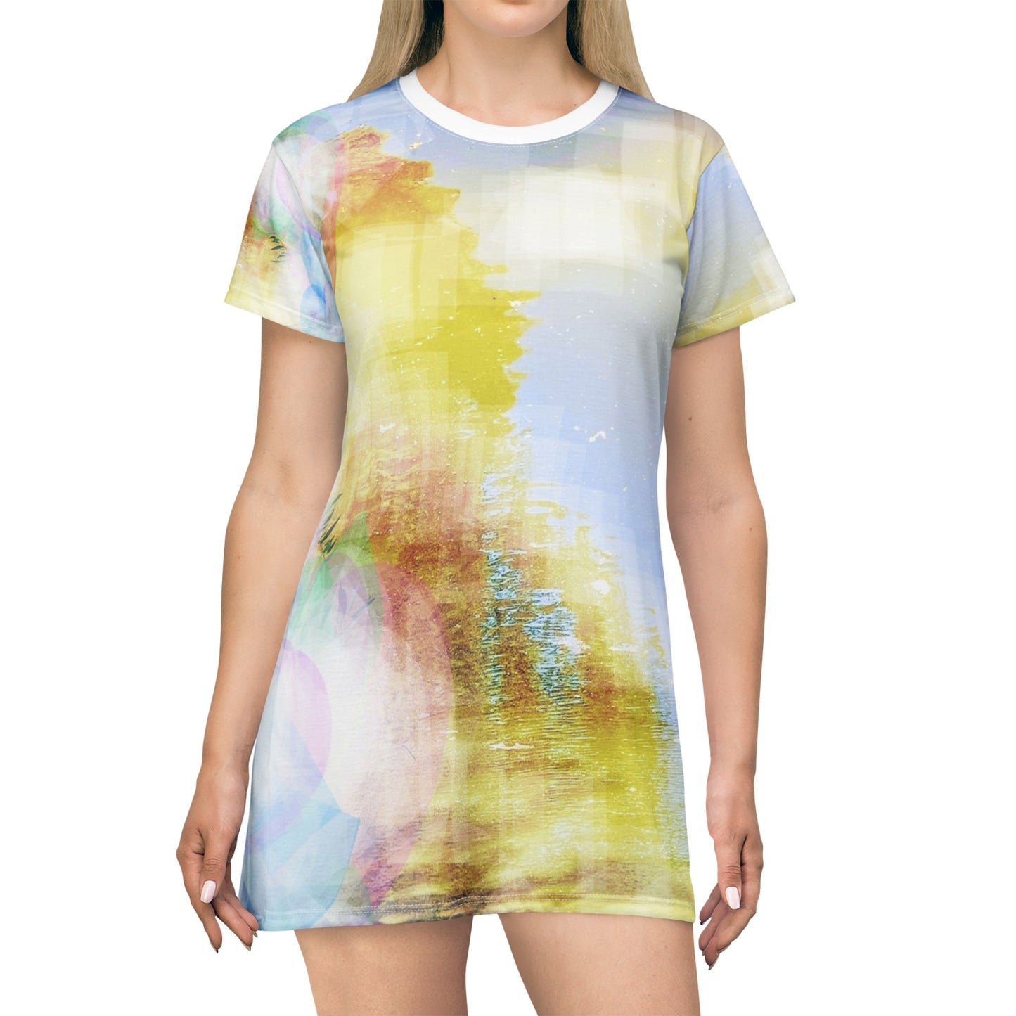 Glimmering:  T-Shirt Dress (AOP)