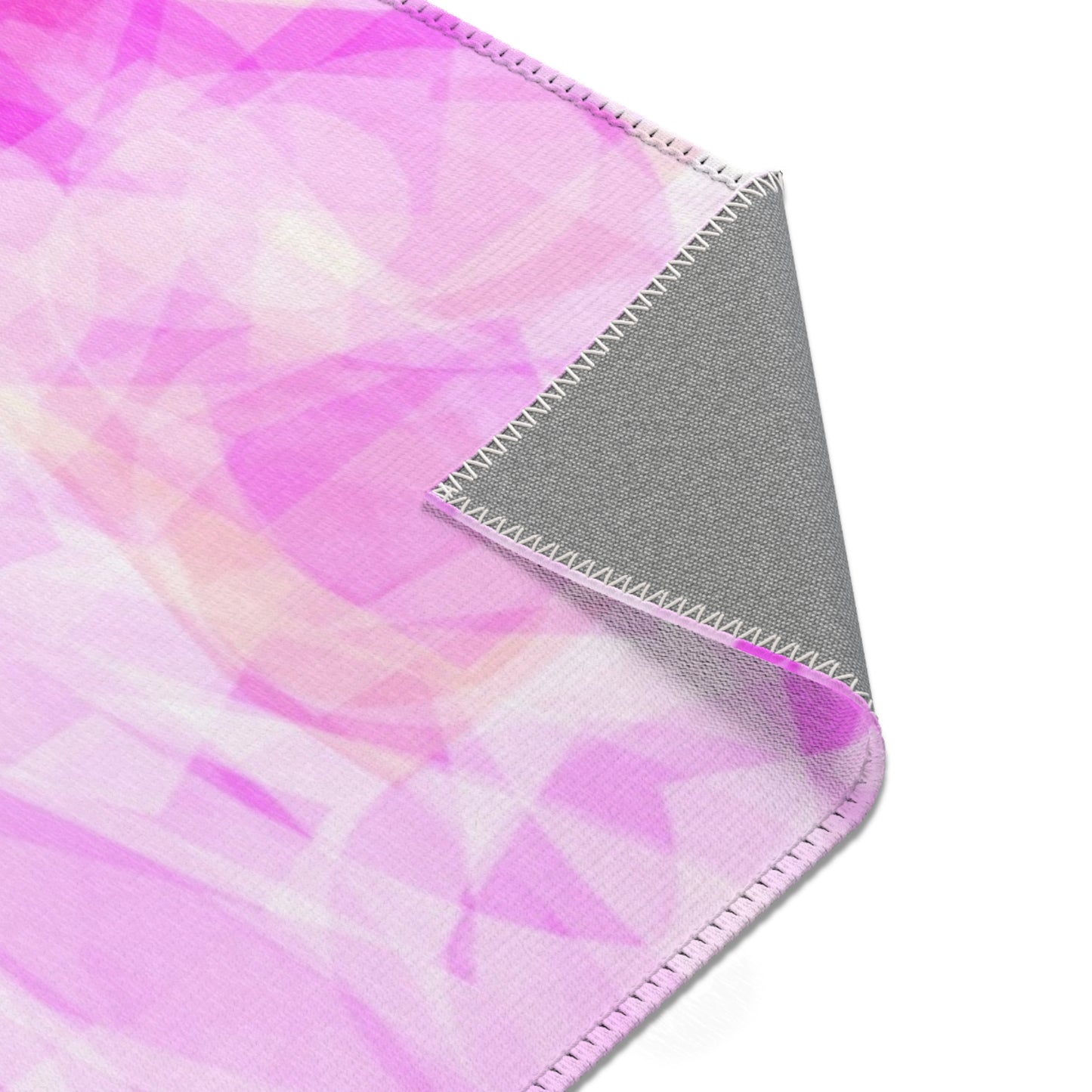 Persephone:  48"x72" Elegant Pink Abstract Area Rug - Soft Home Decor for Cozy Spaces