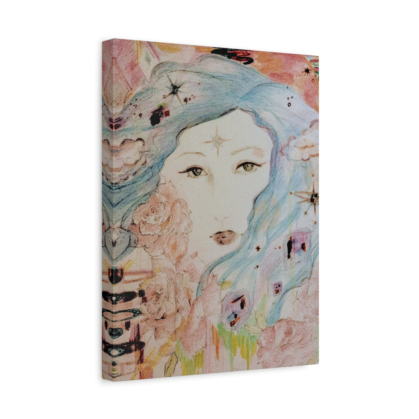 Beautiful Priestess; Print Matte Canvas, Stretched, 1.25", 12"x16"