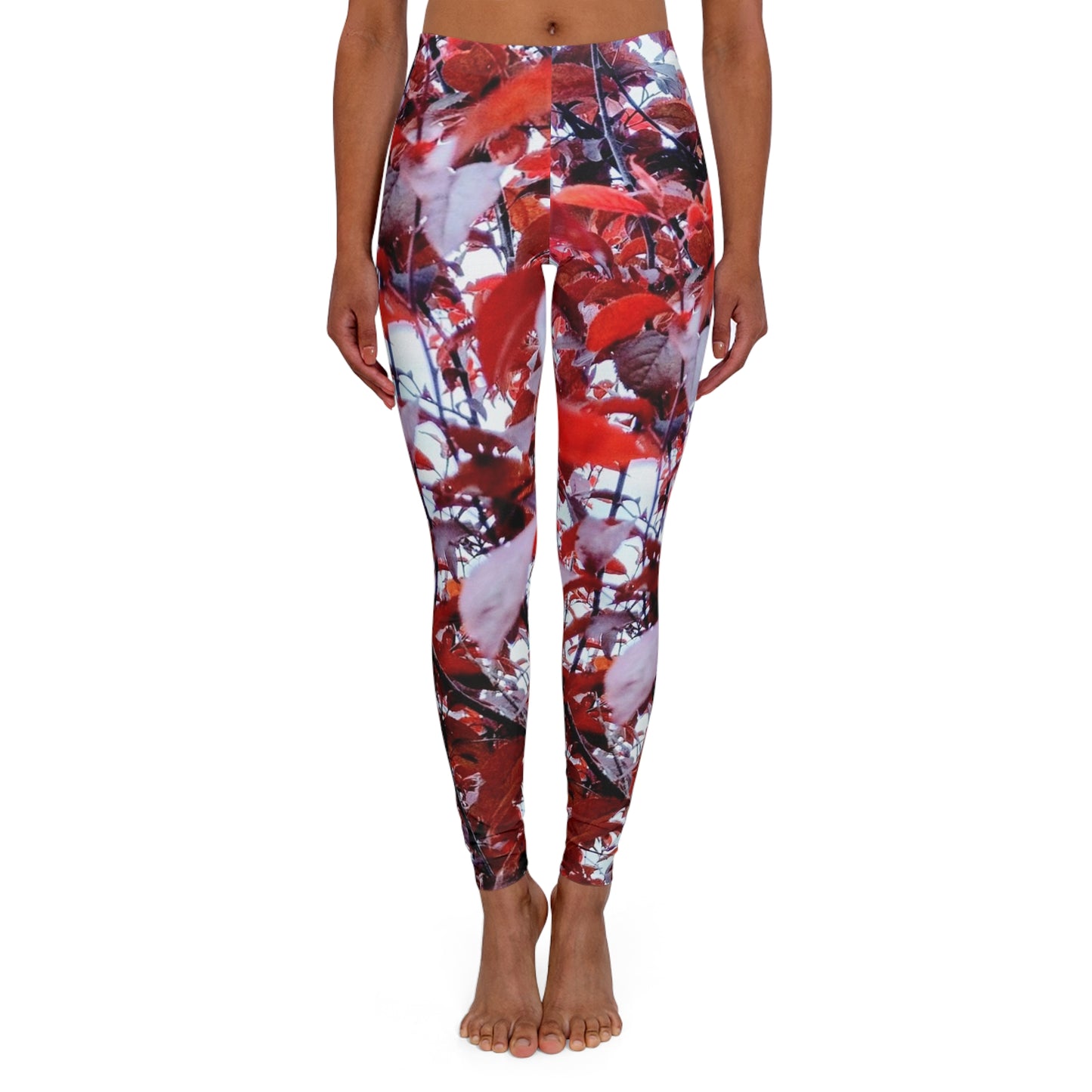 Garnet:  Women's Casual Spandex Leggings (AOP)