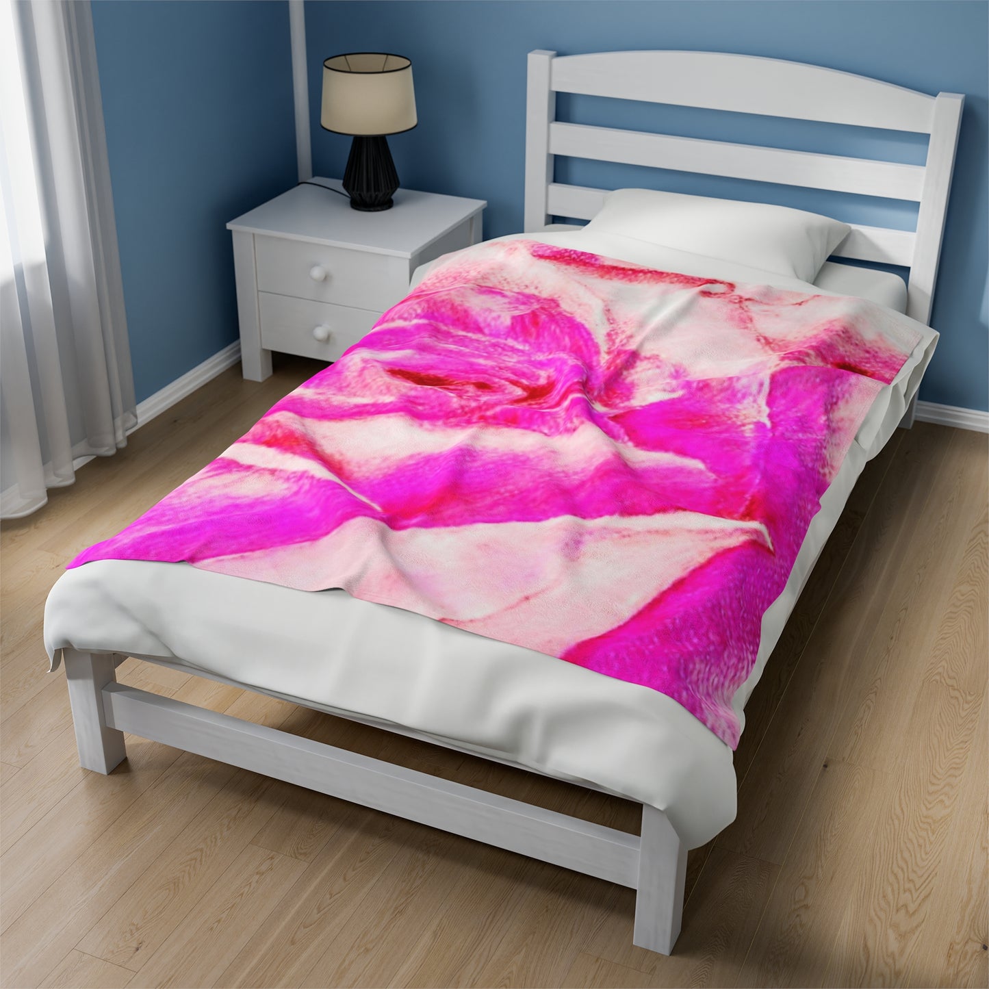 Rose High: Velveteen Plush Blanket: 50"x60"