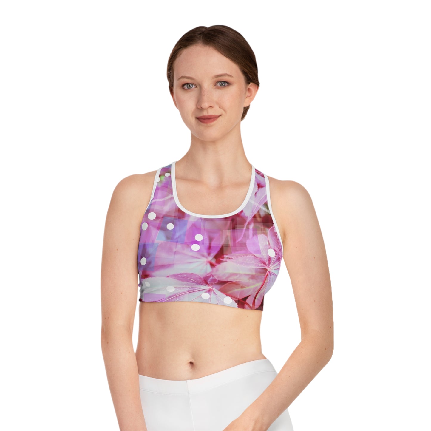 Maple Wine: Sports Bra (AOP), Nature Lovers