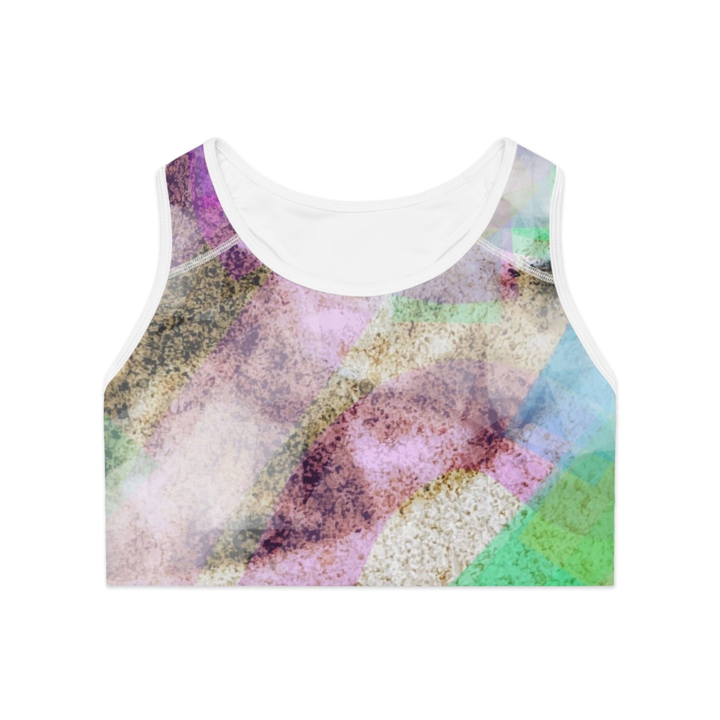 Bliss Rays I: WH Trim, Ethereal Vibrant Sports Bra, Athletic Wear, Workout Top, Fitness Apparel, Activewear for Women, Gym Essentials