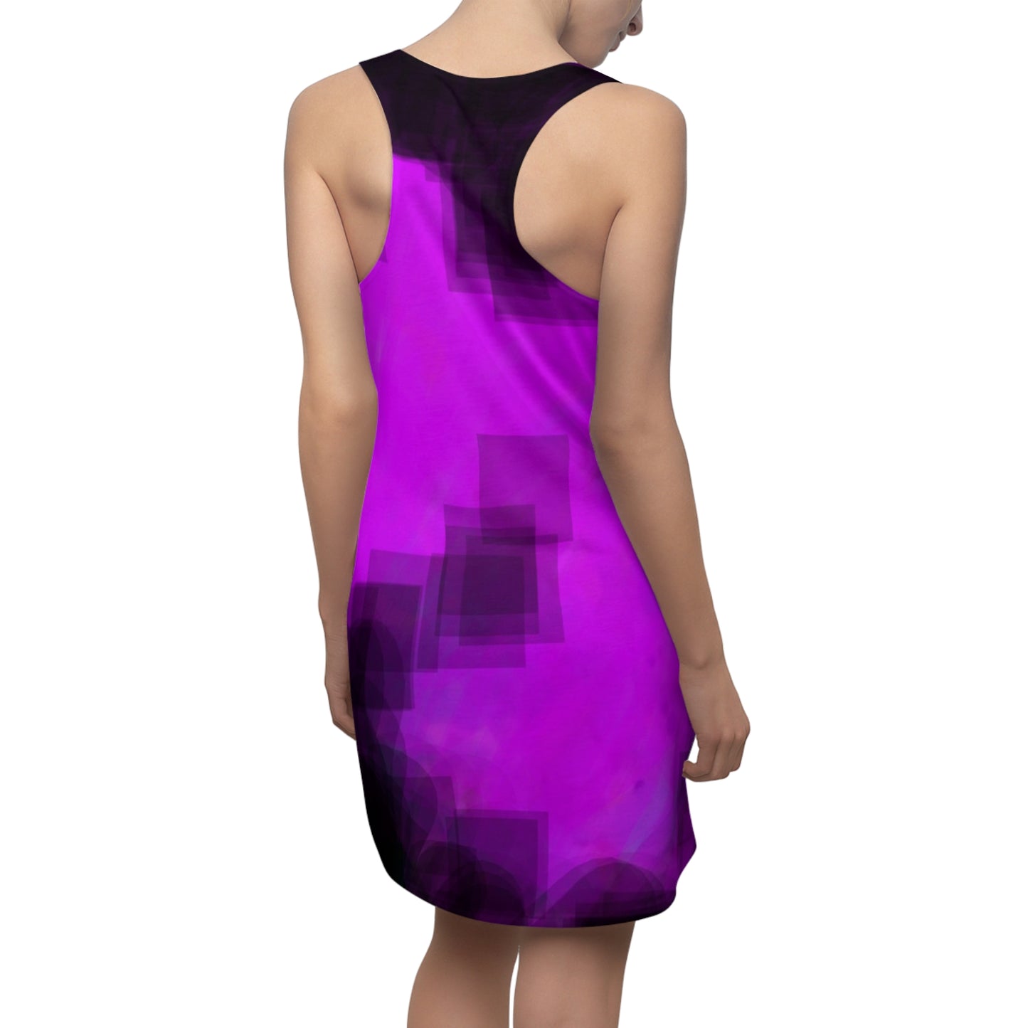 Pink and Black Racerback Dress - Trendy Summer Attire for Women