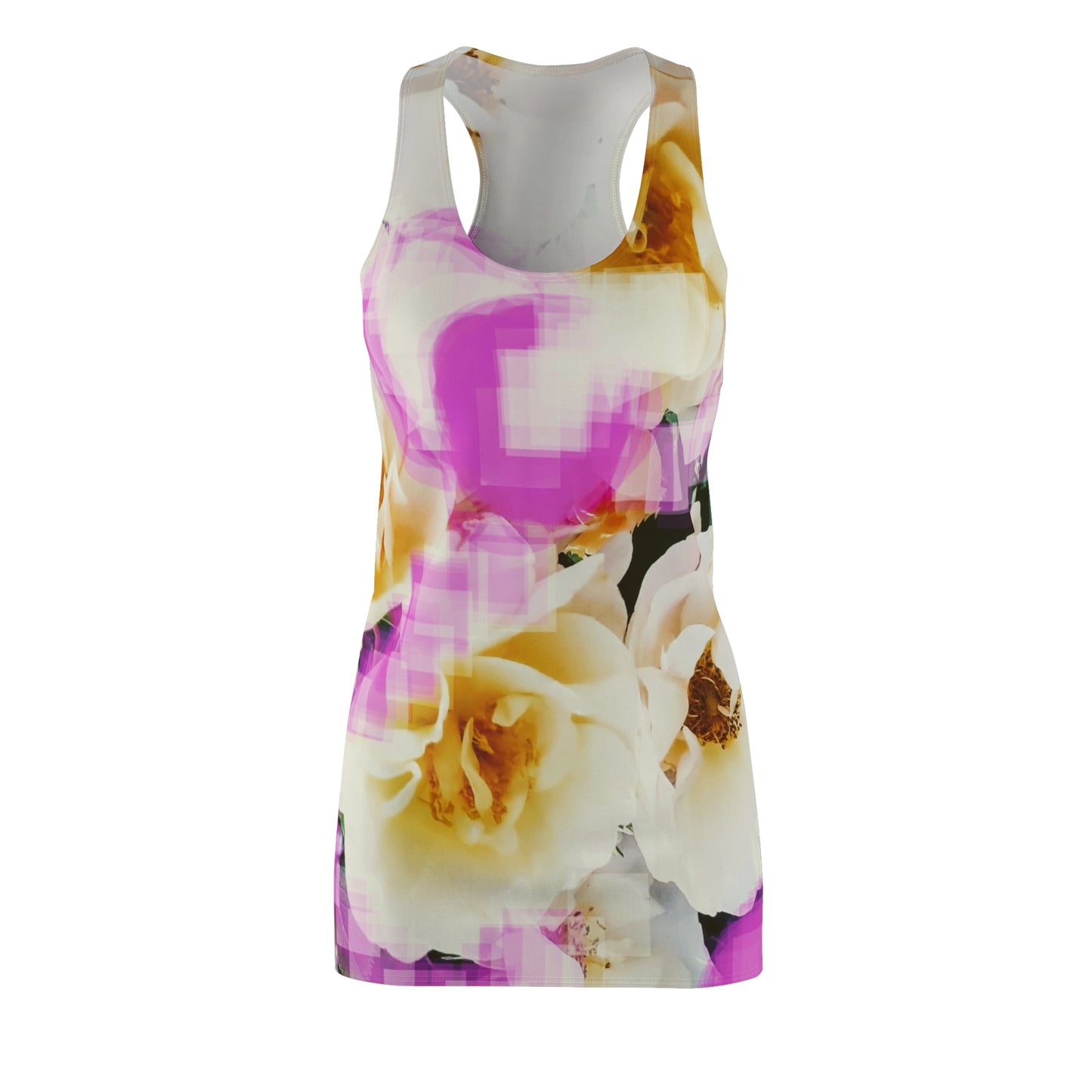 Divine Bouquet II:  Women's Cut & Sew Racerback Dress (AOP)