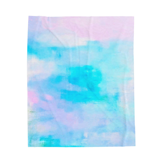 Pastel Song:  Velveteen Plush Blanket: