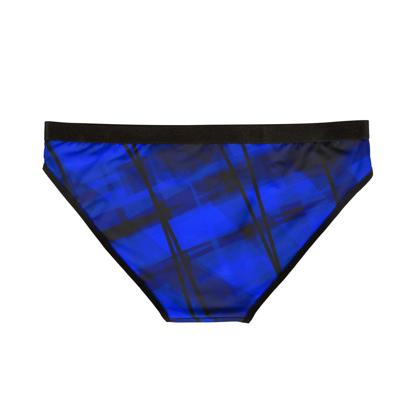 Crazy Sapphire:  Stylish Women's Underwear - Blue Geometric Print - Comfortable & Trendy Lingerie
