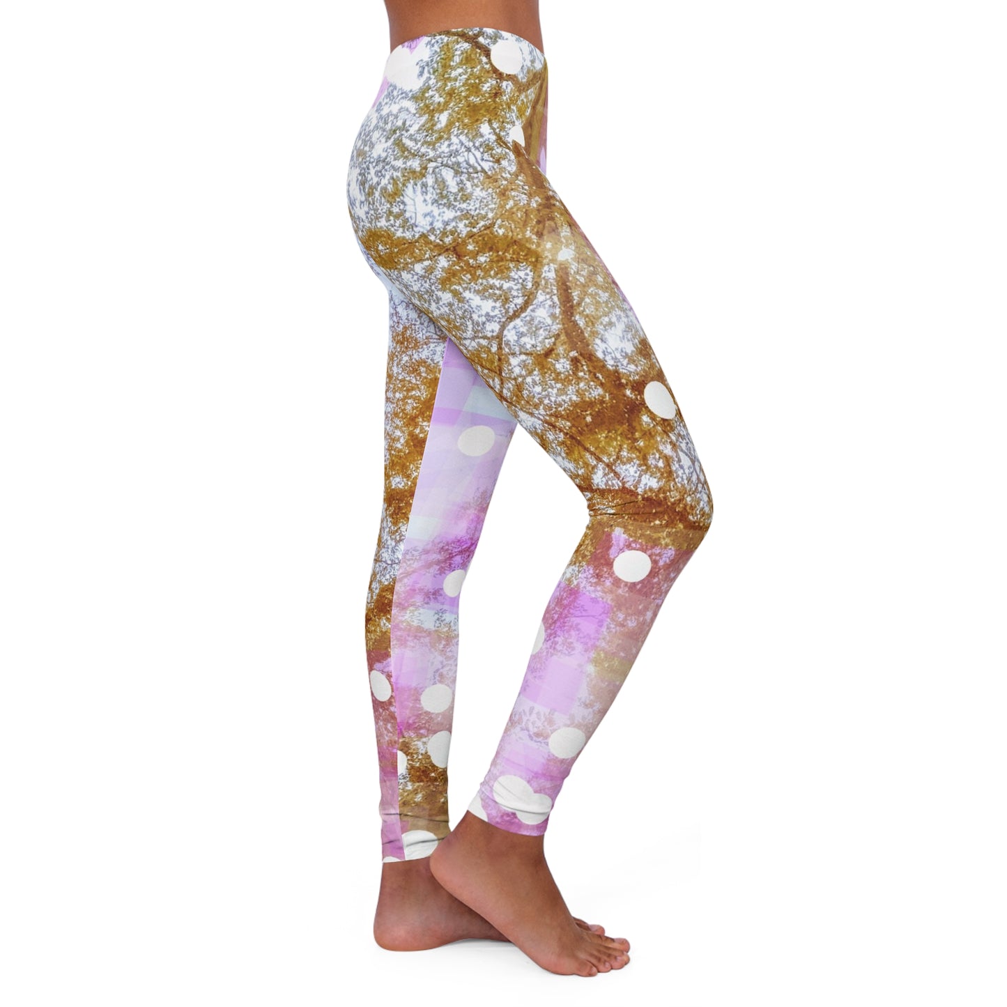 Auburn:  Women's Casual Spandex Leggings (AOP)