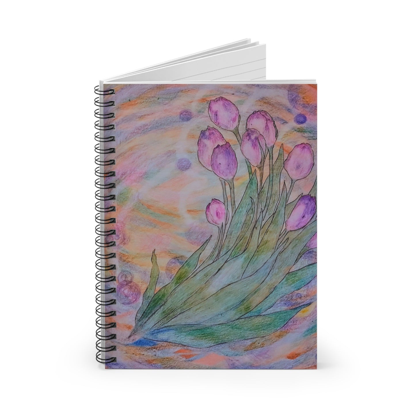 Breathing Tulips:  Spiral Notebook - Ruled Line