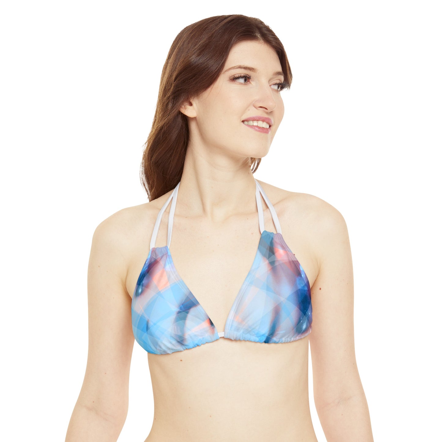 Cool Cool:  Strappy Bikini Set (AOP)