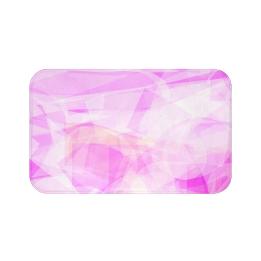 Persephone: (34"x21") Stylish Pink Abstract Bathmat, Soft Bath Rug, Ethereal Decor, Non-Slip Mats, Gift for Housewarming or Bridal Shower