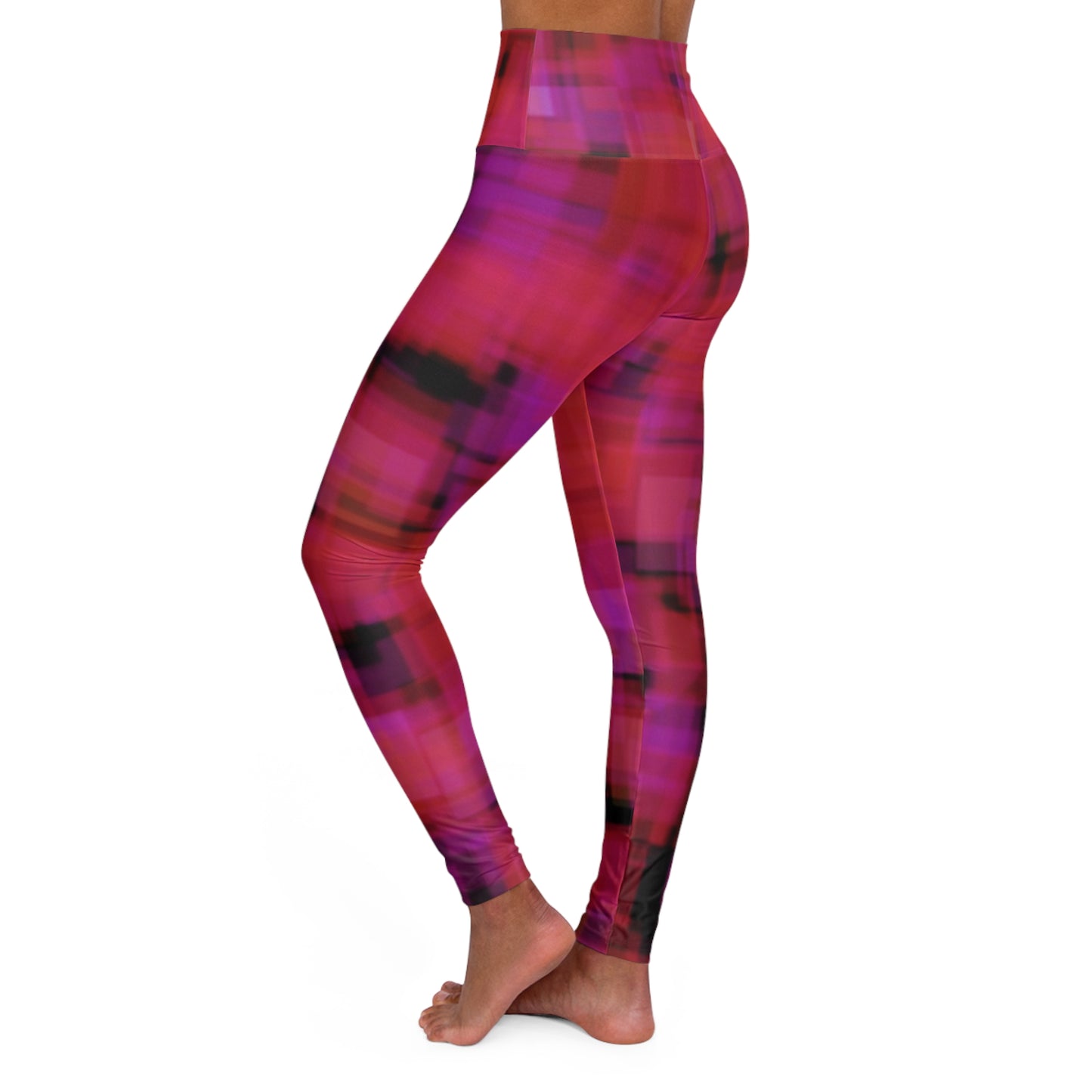 Amaltheia: Vibrant High Waisted Leggings, Workout Leggings, Fitness Fashion, Dance Wear, Streetwear