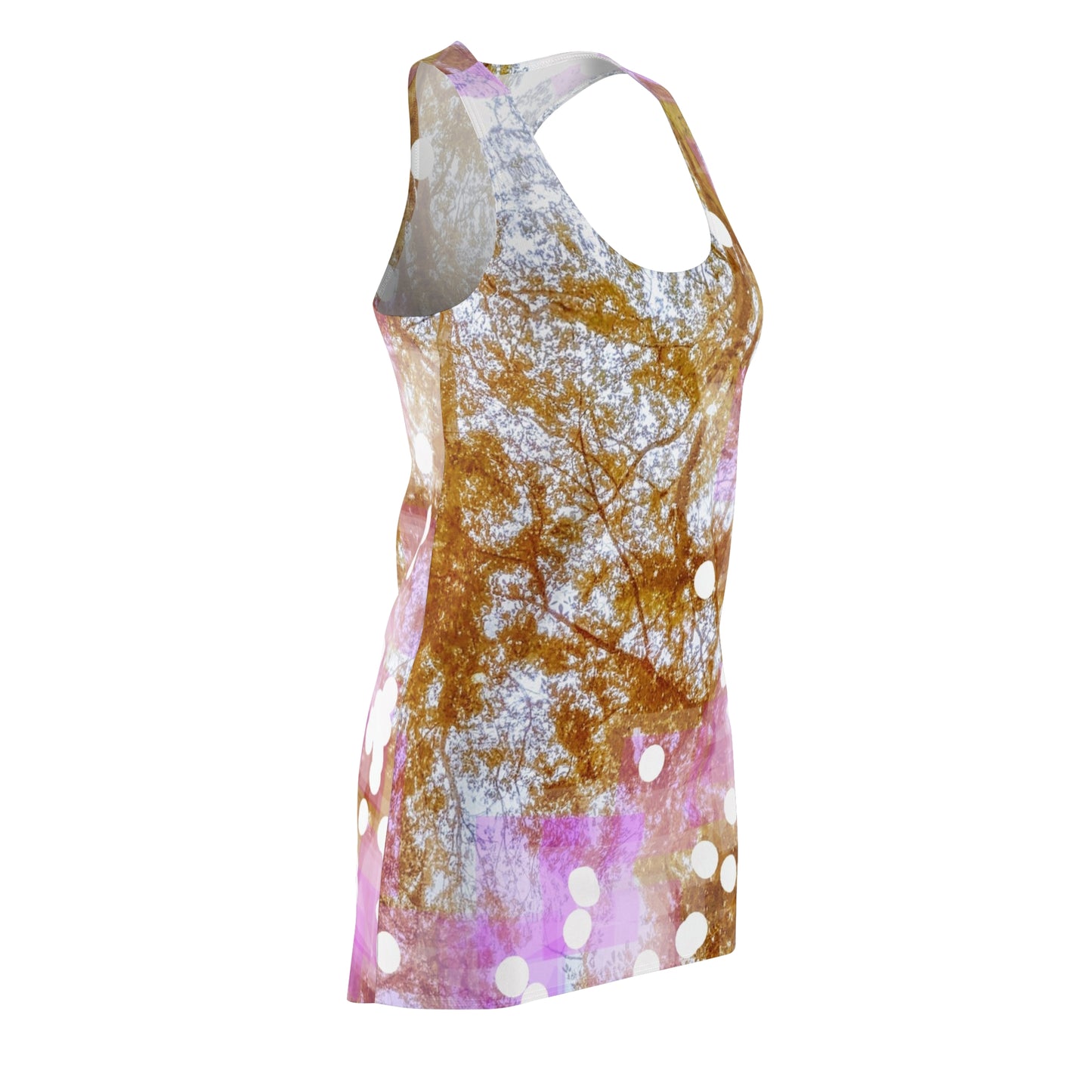 Auburn:  Women's Cut & Sew Racerback Dress (AOP)