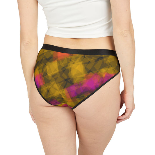 Bom:  Trendy Women's Underwear with Vibrant Geometric Design