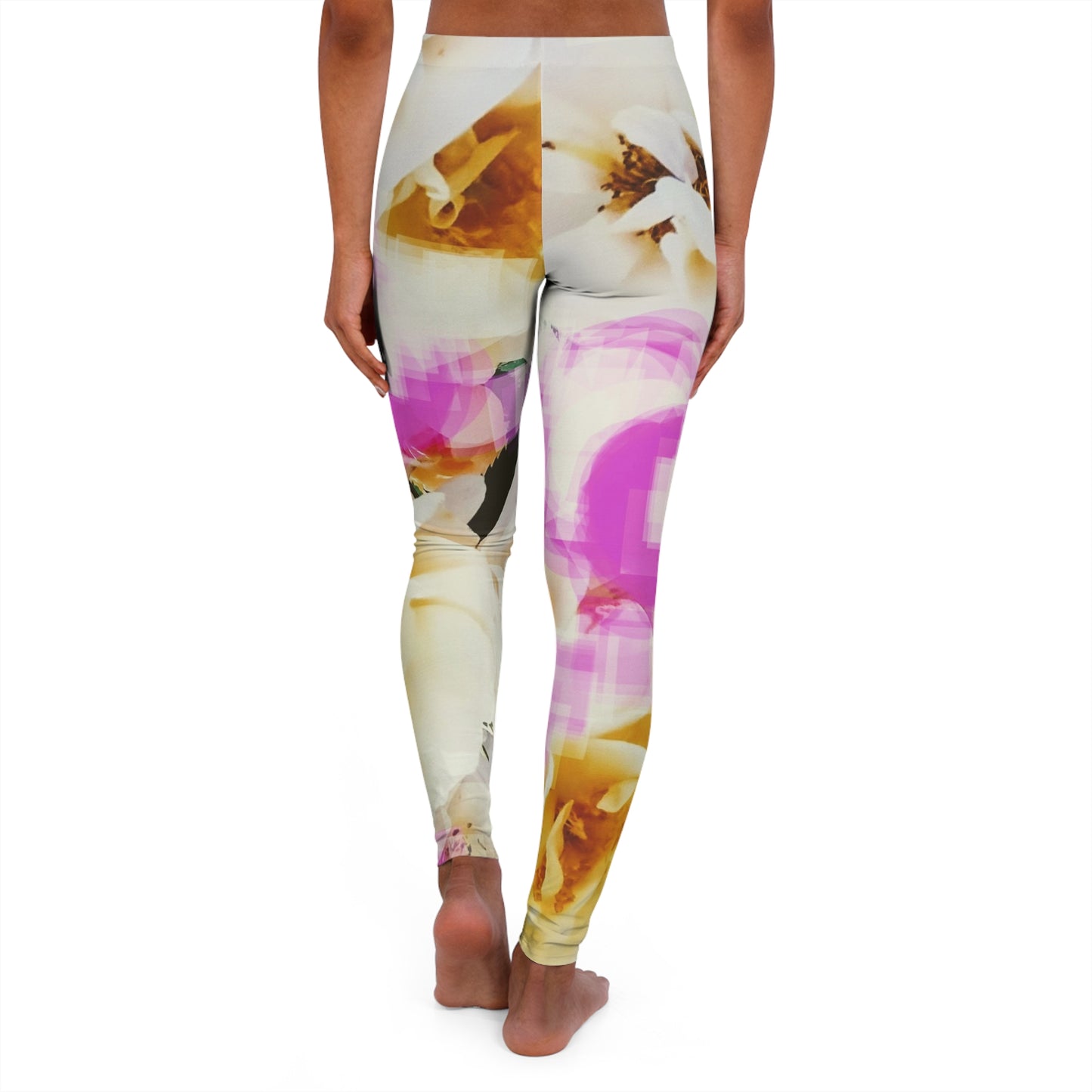 Divine Bouquet II:  Women's Casual Spandex Leggings (AOP)