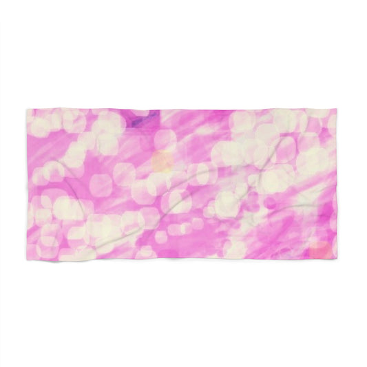 Anew:  Vibrant Abstract Beach Towel, Colorful Pool Accessory, Summer Essential, Vacation Must-Have, Gift for Beach Lovers