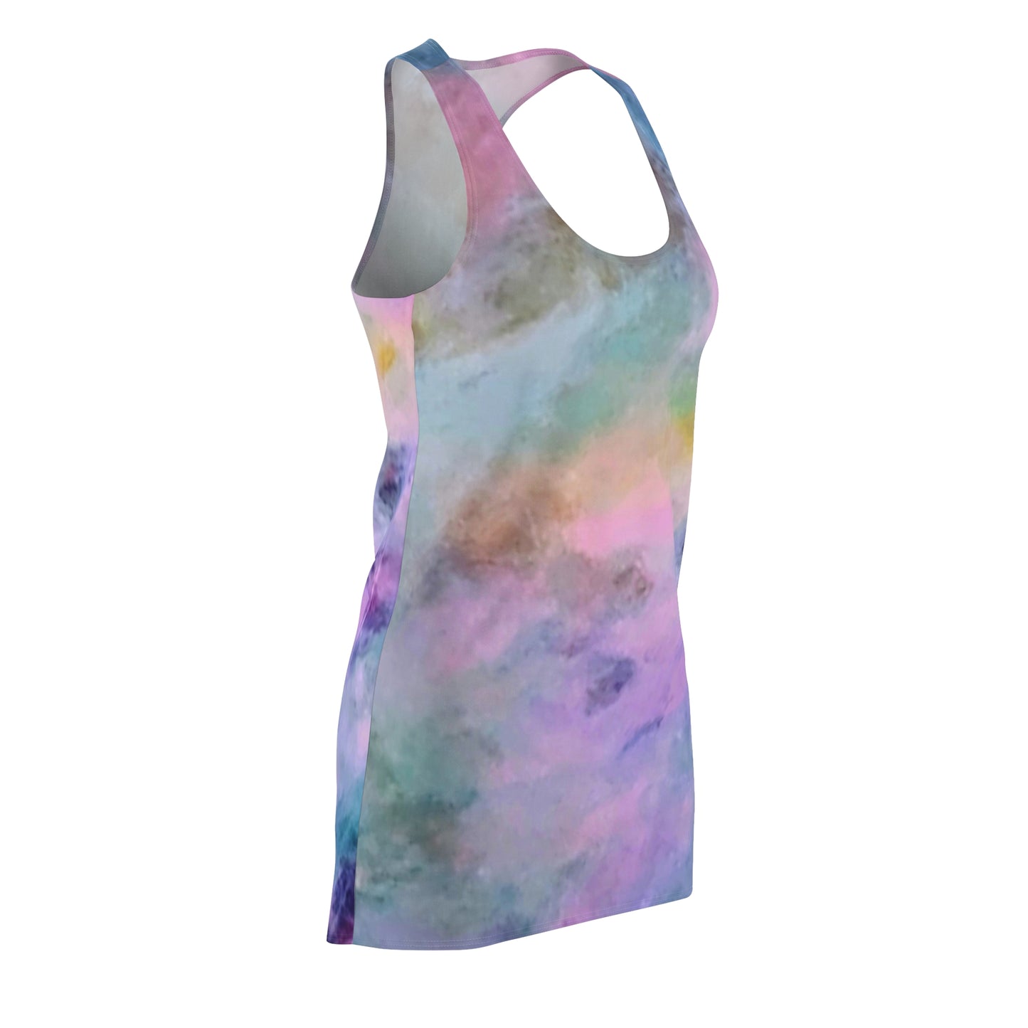 Peace & Luv:  Women's Cut & Sew Racerback Dress (AOP)