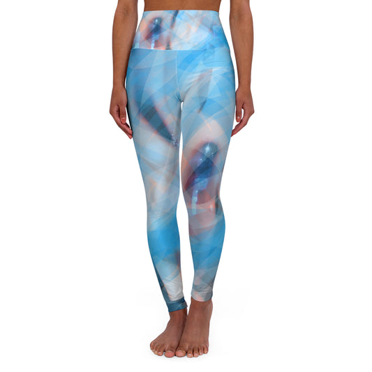 Cool Cool:  High Waisted Yoga Leggings, Pastel Tones, Serene Vibes, Streetwear