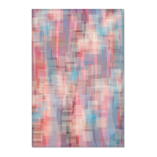 Bernadette:  24"x36" Abstract Pastel Area Rug - Colorful Home Decor for Cozy Living Spaces