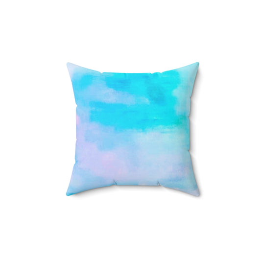 Pastel Song:  Spun Polyester Square Pillow