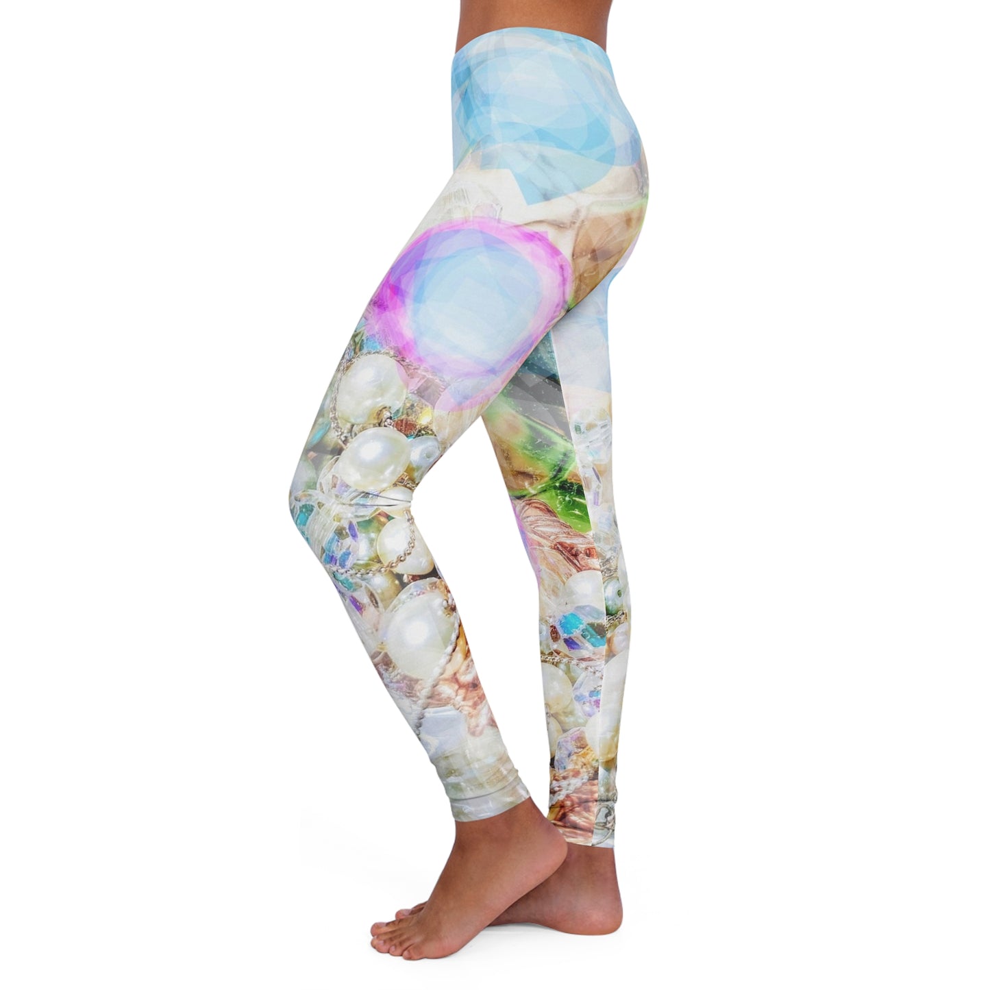 Hidden Treasure:  Women's Casual Spandex Leggings (AOP)