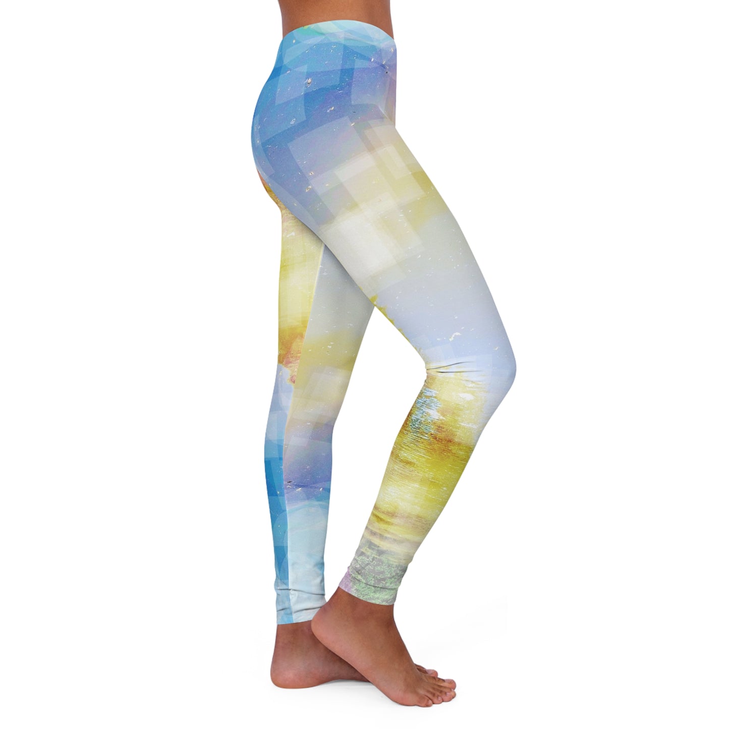 Glimmering:  Women's Casual Spandex Leggings (AOP)