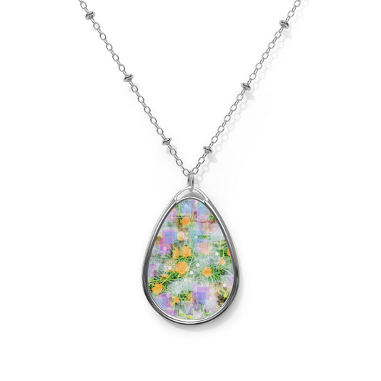 Buttercup feelings:  Oval Necklace