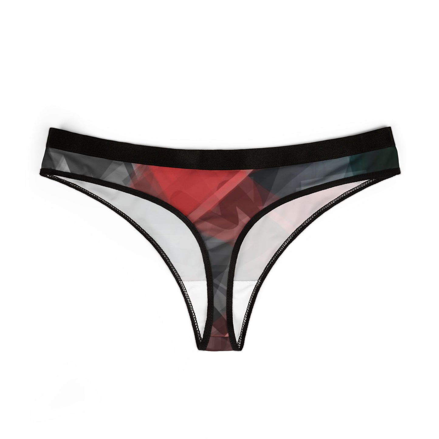 Micah:  Abstract Art Women's Thongs - Stylish and Comfortable Everyday Lingerie