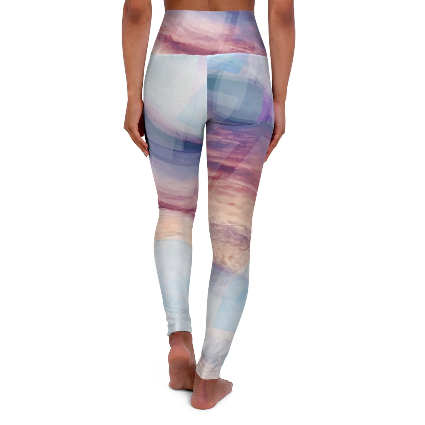 Andromeda:  Dreamy High Waisted Yoga Leggings, Activewear, Workout Pants, Fitness Leggings, Fashion Leggings, Gifts for Yogis