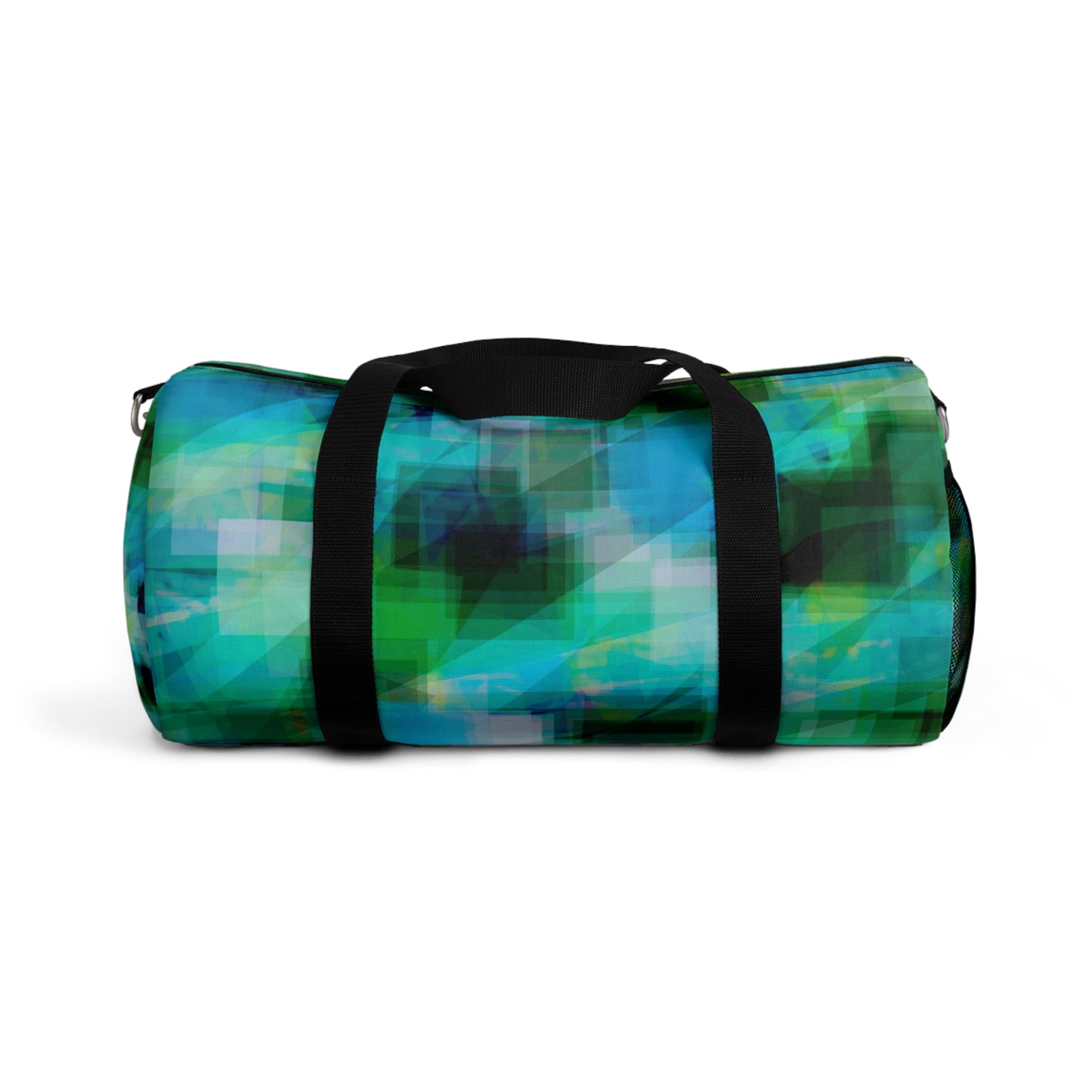 J.D.:  Colorful Geometric Duffel Bag for Travel and Gym
