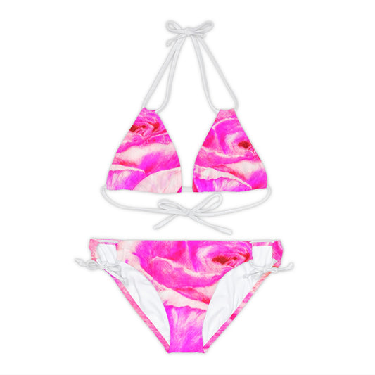 Rose High: Strappy Bikini Set (AOP)